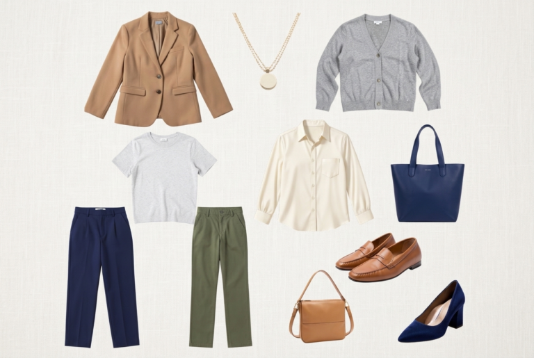 Classic Neutral Work Capsule for Everyday Office Style