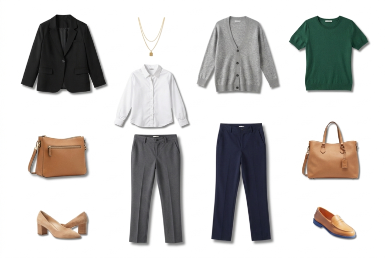 Classic Work Capsule for Daily Office Style