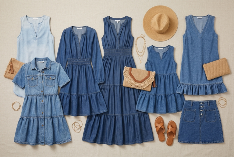 Denim Dress Outfit Ideas: Simple Looks You Can Wear Again and Again